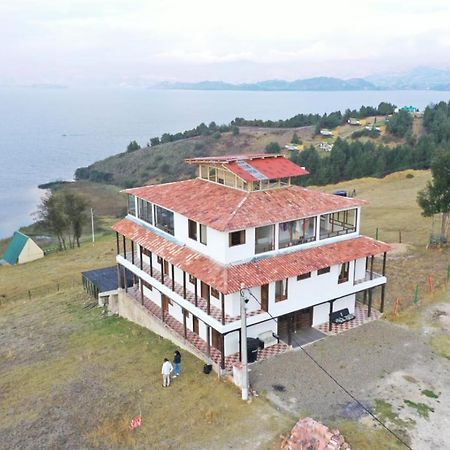 Hotel Tota Eliseo Playa Blanca Lago De Tota Zewnętrze zdjęcie