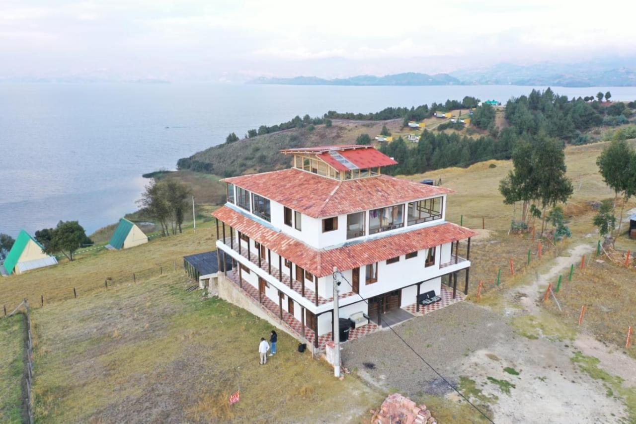 Hotel Tota Eliseo Playa Blanca Lago De Tota Zewnętrze zdjęcie