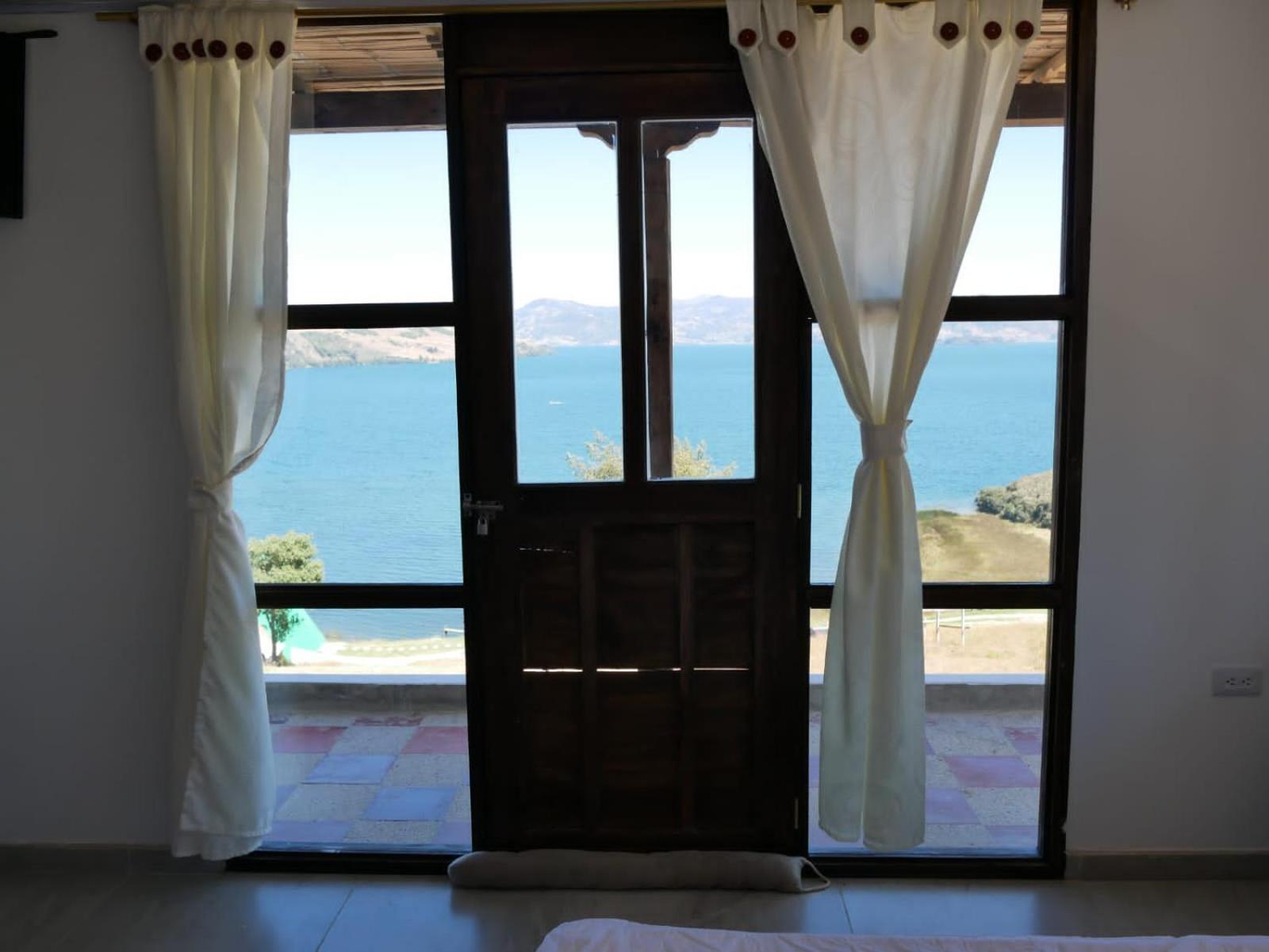Hotel Tota Eliseo Playa Blanca Lago De Tota Zewnętrze zdjęcie