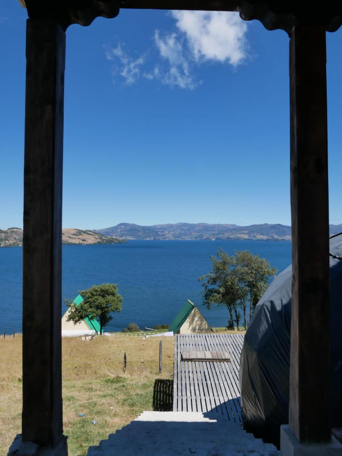 Hotel Tota Eliseo Playa Blanca Lago De Tota Zewnętrze zdjęcie