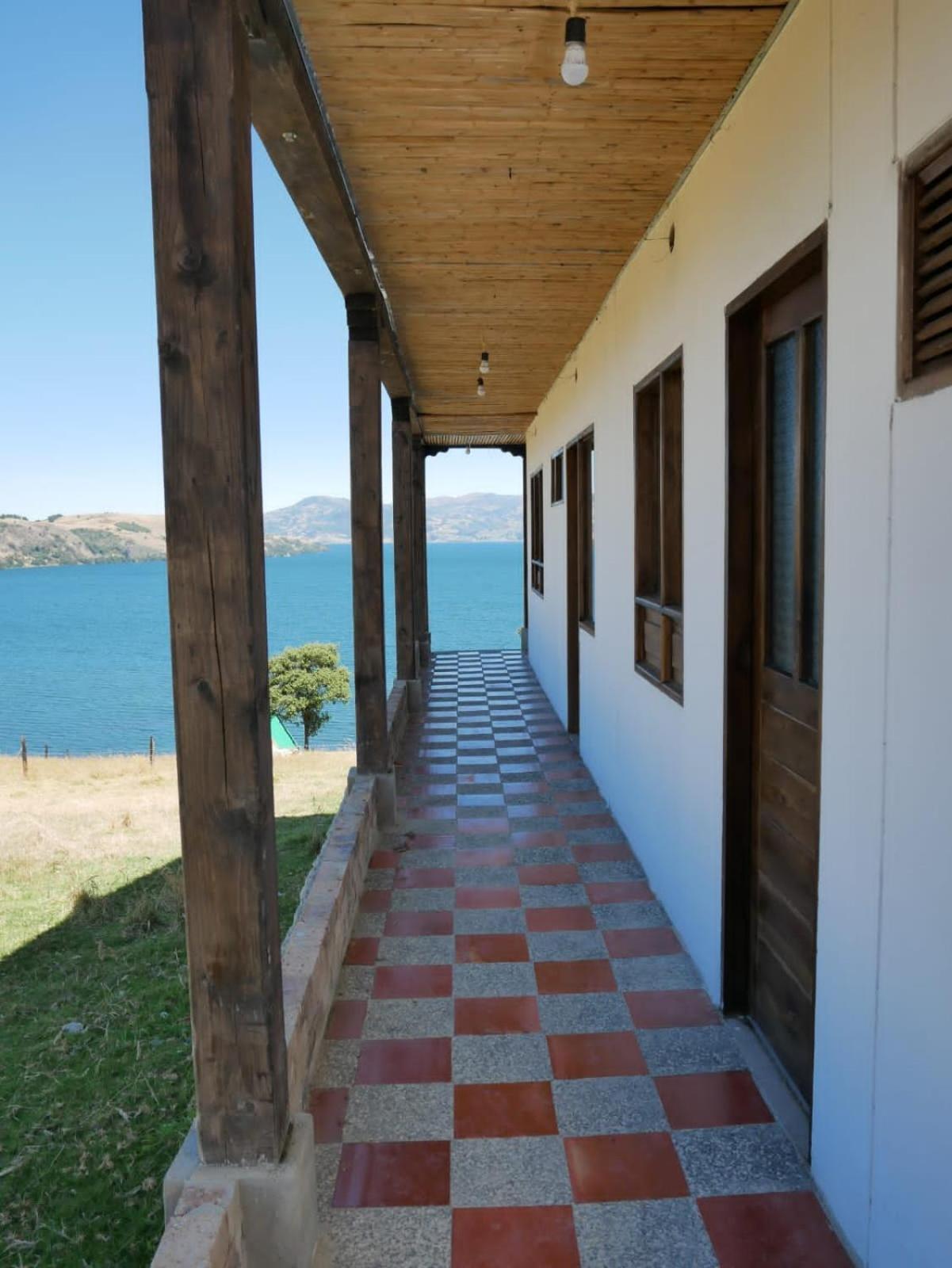 Hotel Tota Eliseo Playa Blanca Lago De Tota Zewnętrze zdjęcie