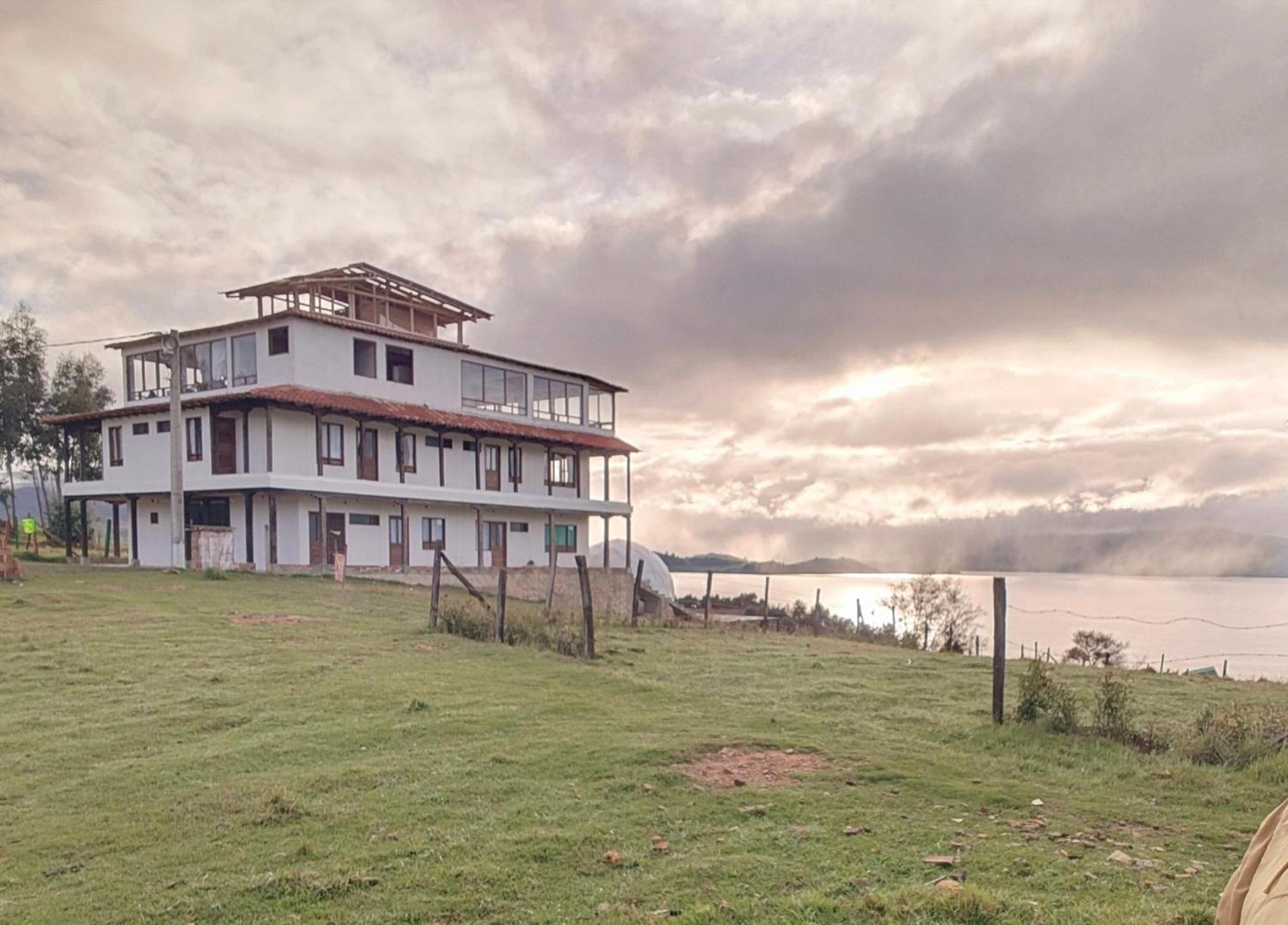 Hotel Tota Eliseo Playa Blanca Lago De Tota Zewnętrze zdjęcie