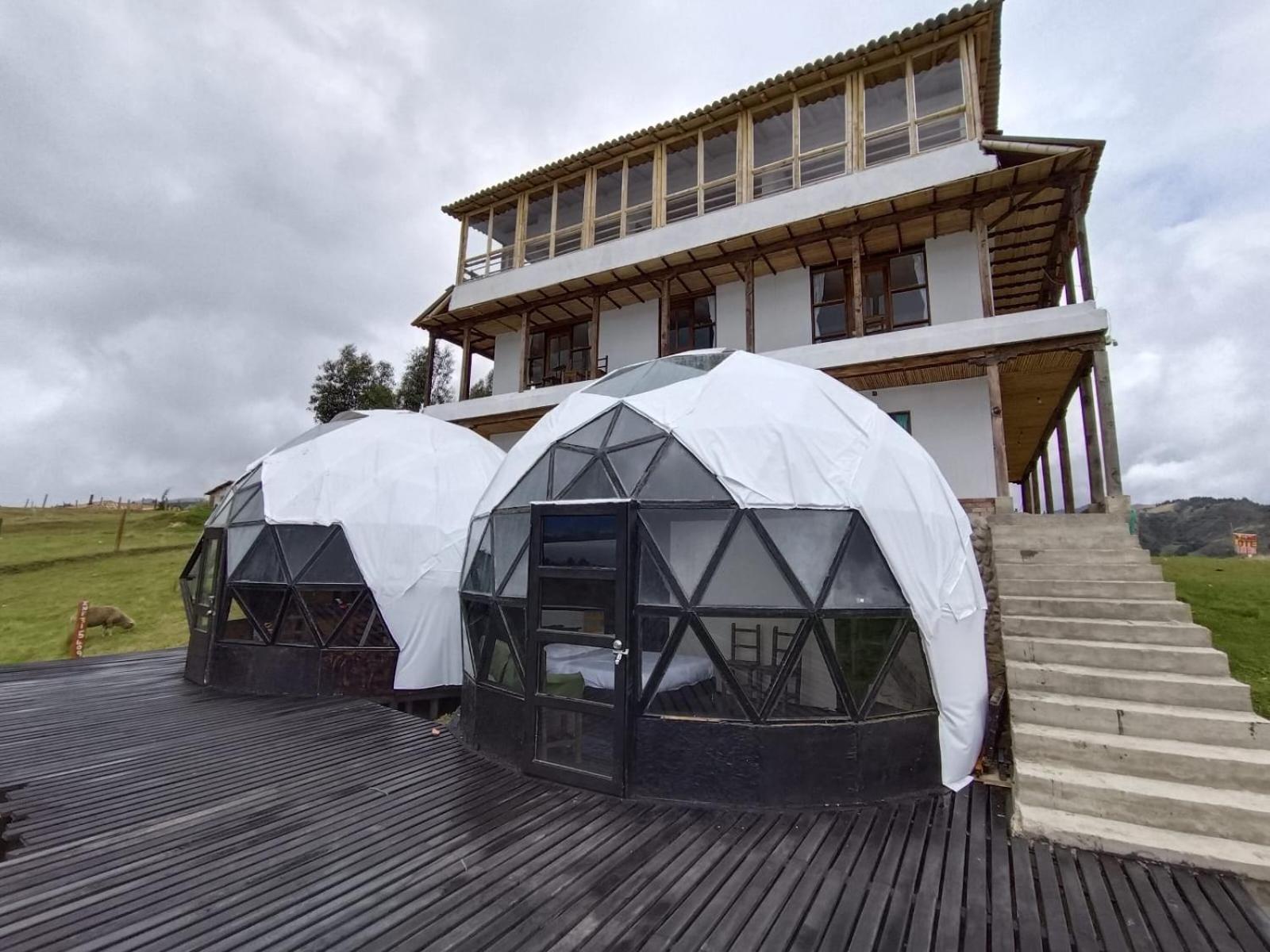 Hotel Tota Eliseo Playa Blanca Lago De Tota Zewnętrze zdjęcie