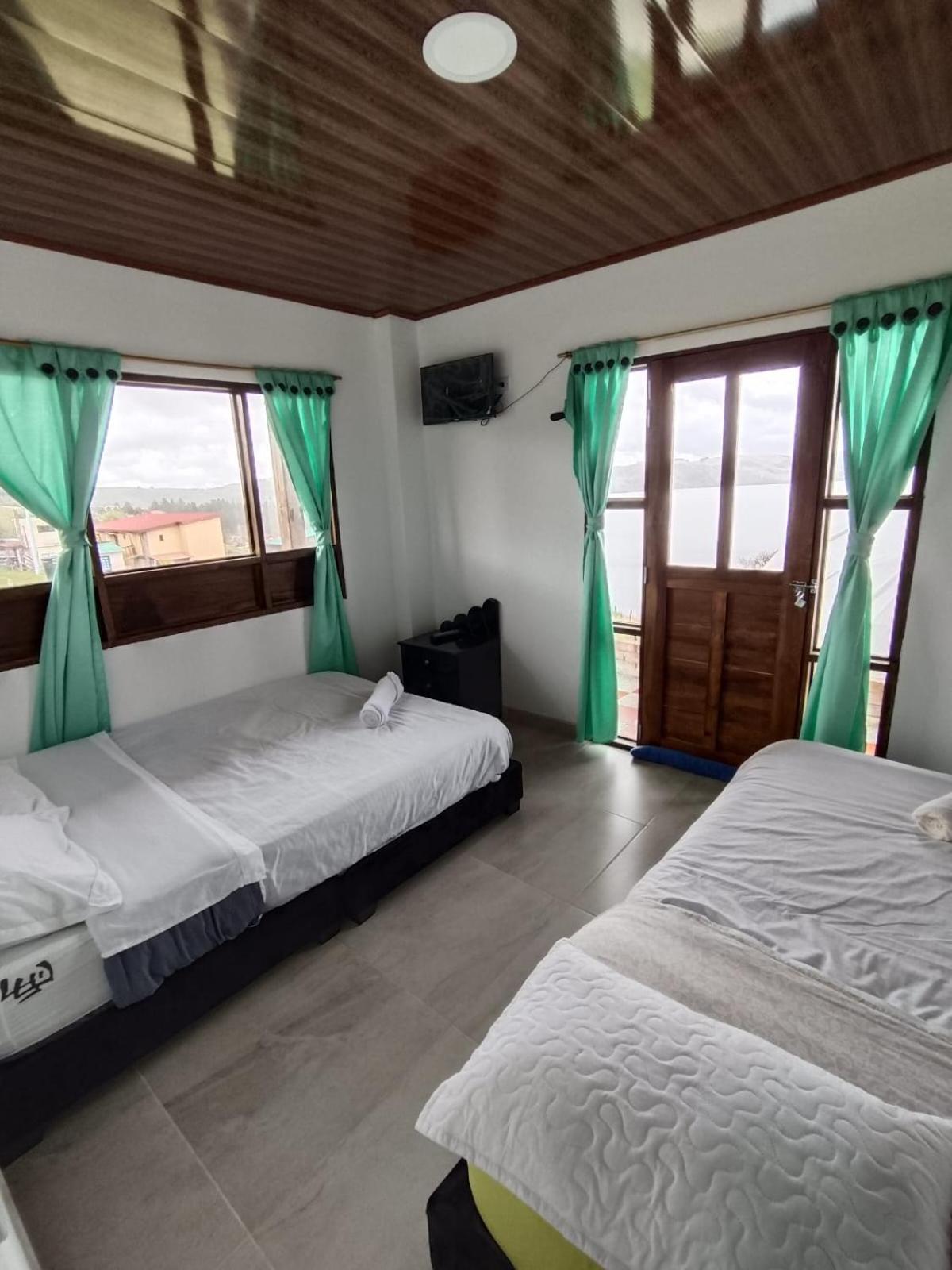 Hotel Tota Eliseo Playa Blanca Lago De Tota Zewnętrze zdjęcie